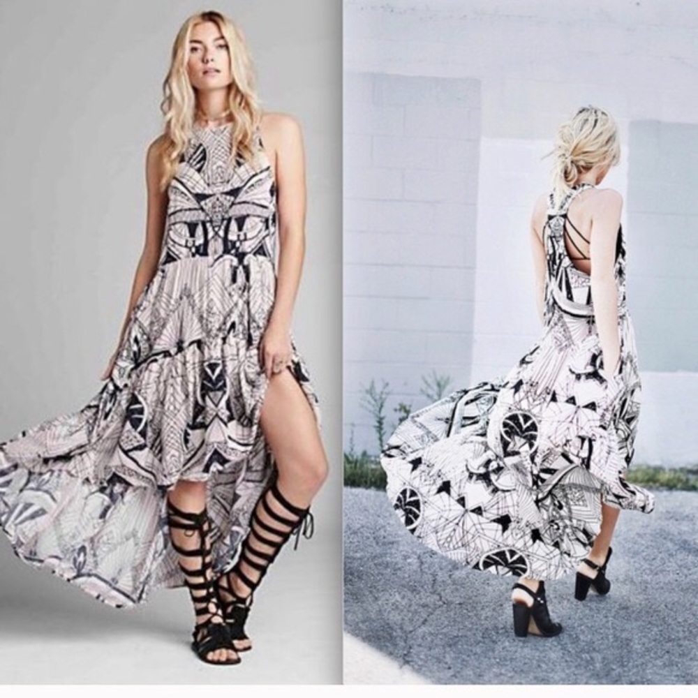 ✨Free People ‘La Mar’ Hi-Lo Festival Maxi Dress